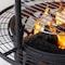 Deko Living 33 Inch Diameter Outdoor Steel Wood Burning Fire Pit Grill & Rotisserie COB10505 - alternate 5